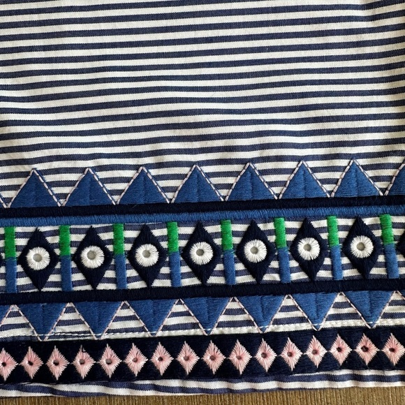 Vineyard Vines Navy and White Striped Mini Skirt - Picture 2 of 7